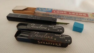 VTG Lot/4 Sheaffer Fineline Mechanical Pencil Leads asst w/ tin orig packaging - Picture 1 of 6