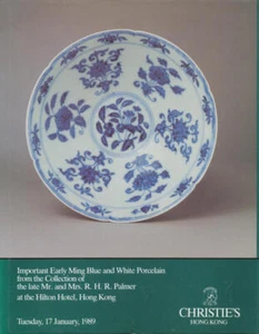 IMPORTANT EARLY MING BLUE AND WHITE PORCELAIN FROM THE COLLECTION OF THE LATE .. - Bild 1 von 1