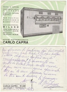 PUBBLICITARIA - MILANO -FORNI A VAPORE PER PANIFICI PASTICCERIE BISCOTTIFICI-576 - Picture 1 of 1