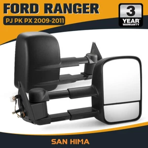 San Hima Pair Extendable Towing Mirrors For Ford Ranger 2009-2011 - Picture 1 of 11
