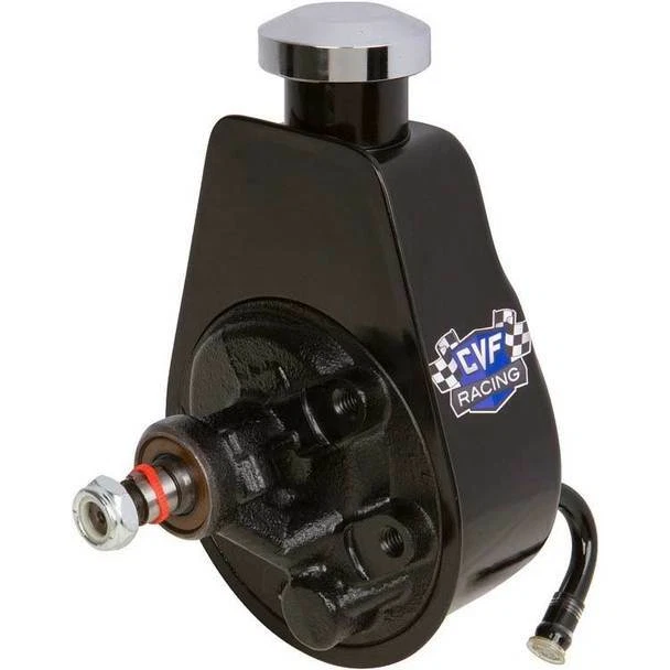 Black Saginaw Power Steering Pump Keyway Style Chevy Ford GM Chrysler PS OEM - Image 1 of 1