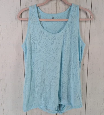 Camiseta sin mangas activa para gimnasio Champion talla grande azul claro para mujer Foto 1 de 4