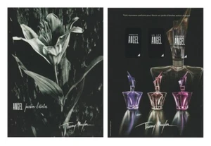 Publicité papier glacé + 3 patchs - Angel Thierry Mugler recto verso - Picture 1 of 1
