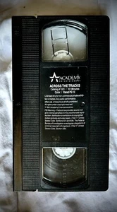 ACROSS THE TRACKS~Classic Vintage VHS Movie 1991 BRAD PITT RICK SCHRODER - Picture 1 of 1
