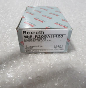 Bosch Rexroth Ball Runner Block Carbon Steel KWE-015-FNS-C1-N-1 R205A11420 USA - Picture 1 of 6