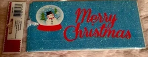 6 GRANDES ETIQUETAS DE REGALO BRILLANTES CON TEMAS DE NAVIDAD DE INVIERNO PARA VACACIONES - Imagen 1 de 4