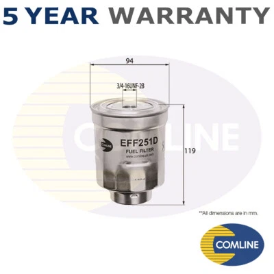 Comline Fuel Filter Fits Toyota Auris Avensis Dyna Corolla Verso Honda CR-V - Image 1 of 2