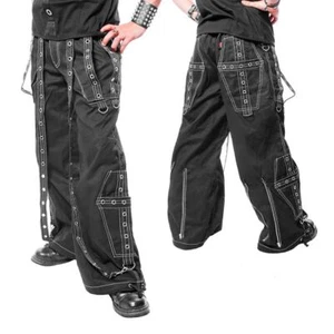 Pantalón de algodón negro Bondage Coffin Stitch - Imagen 1 de 3