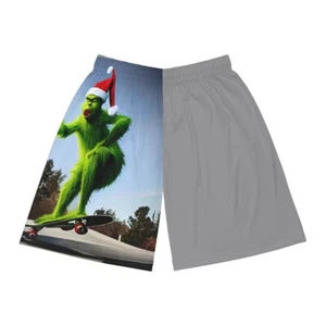 Grinch skating inspired Shorts - Picture 1 of 7