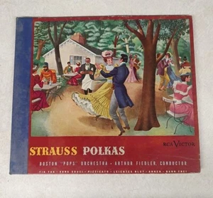 1946 Strauss Polka's M-1049 78 RPM 3 Record Set RCA Victor **Buy 2 Get 1 Free** - Picture 1 of 11