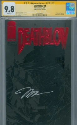 DEATHBLOW # 1 (1993) CGC 9.8 "SIGNED by JIM LEE" !!! HIGHEST GRADE !!! - Image 1 of 2