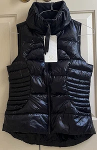 NWT!!🍒LULULEMON sz 10 FLUFFIN AWESOME VEST 800-Fill Goose Down Jacket BLACK - Picture 1 of 11