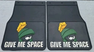 Looney Tunes Marvin The Martian Splash Guard Mud Flap Pair Plasticolor 14"x 10" - Picture 1 of 8