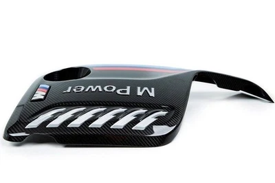 Cubierta de motor genuina BMW M3 M4 GTS F80 F82 F83 F87 fibra de carbono 11122413815 Foto 1 de 4