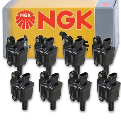 8 pcs NGK Ignition Coil for 2015-2016 GMC Yukon 6.2L V8 - Spark Plug Tune Up rp - Image 1 of 4