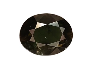 1.420CTS Green Natural tourmaline Oval shape cut loose gemstones see video - Picture 1 of 3