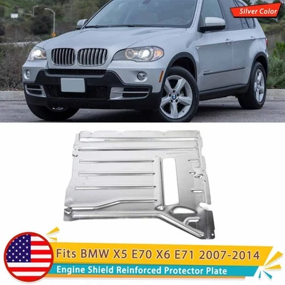 For 2007-2014 BMW X5 X6 E70 E71 Engine Shield Lower Protector Plate 51757158386 - Imagem 1 de 4