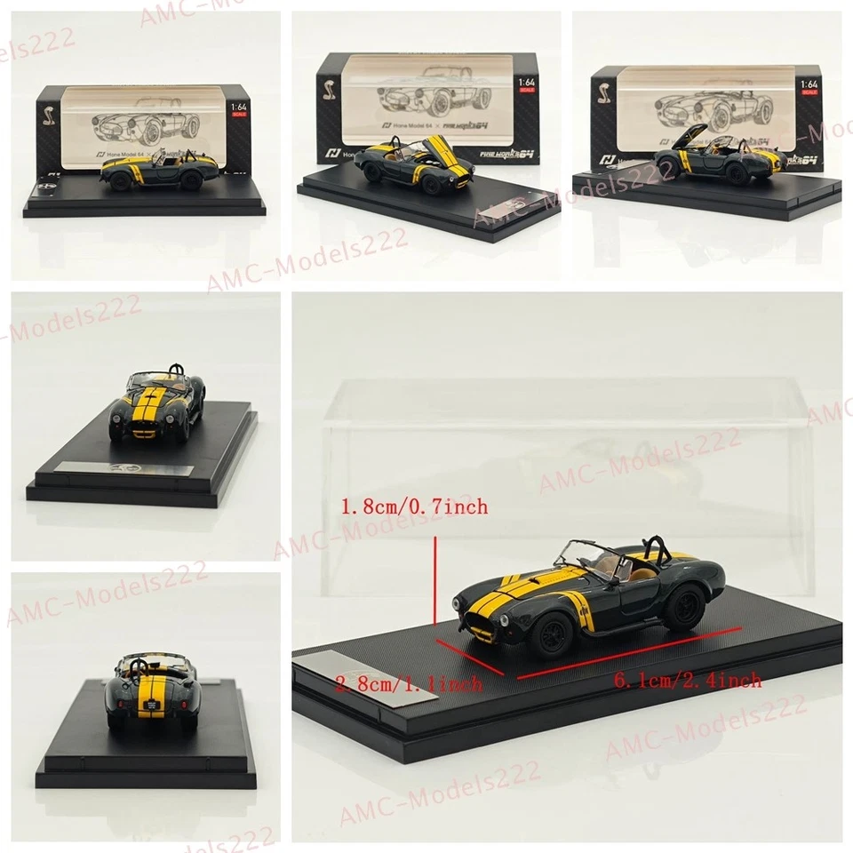 1/64 Fine Works SHELBY COBRA 427S/C Hone Model 64x Open Top Edition Diecast Foto 1 de 4