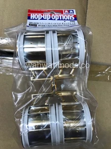 Tamiya 47417 RC WR-02CB T Piezas Ruedas enchapadas en naranja (Saltamontes/Hornet cómico) - Imagen 1 de 2