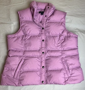 Damen Lands End Daunen Puffer Weste Größe XL/18 helllila/rosa - Bild 1 von 7