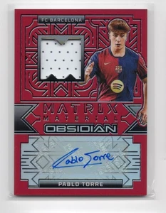 2024-25 Panini Obsidian Soccer - Pablo Torre - Matrix Material Red 4/5 - Picture 1 of 2