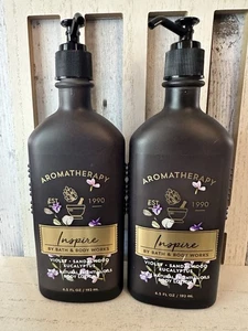 x2 Bath & Body Works INSPIRE Aromatherapie VIOLET SANDELWOOD EUKALYPTUS Lotion - Bild 1 von 3