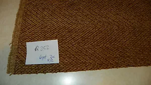 Gold Red Chevron Chenille Upholstery Fabric 1 Yard R252 - Picture 1 of 1