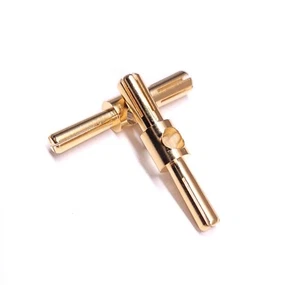 4/5 mm doppelseitig solides Design vergoldet Kugelverbinder für Icharger 1 Paar - Bild 1 von 4