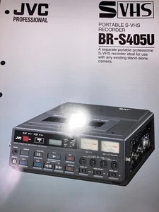 SALES SHEET for the JVC BR S 405U SVHS Deck (Original) - Picture 1 of 1