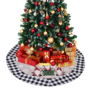 Year Xmas Layout Christmas Carpet Xmas Tree Skirt Xmas Decor Floor Mat Cover - Picture 1 of 17
