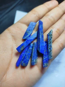 Natural Long Lapis Lazuli Sticks (30-45mm) for Statement Jewelry - Picture 1 of 7