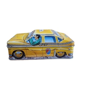 Vintage Yellow Taxi Ian Logans Carlectables Tin Car # 1008060 England 1982 - Picture 1 of 8