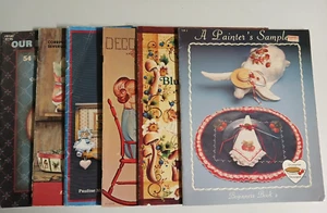 Lot of 6 Decorative and Folk Art Painting Booklets---used - Picture 1 of 22