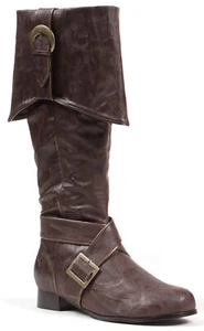 Men's Brown Pirate Boots - Picture 1 of 1