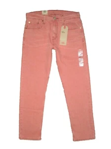 Levi's Mens 502 Taper Jeans Burnt Russet Whiskers Denim Jeans Size 29 30 New $69 - Picture 1 of 8