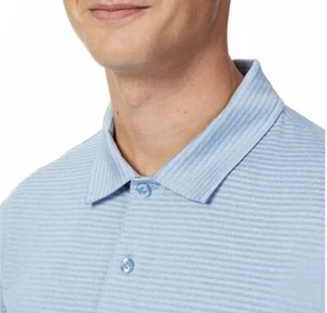 New Men’s 32 Degrees Cool 2-Pack Blue Performance Polo Shirts - Picture 1 of 5