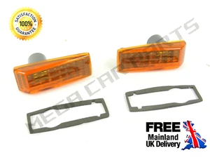 FOR MERCEDES 190 E-CLASS C-CLASS S-CLASS SET 2x WING SIDE INDICATORS LIGHT PAIR - Picture 1 of 7