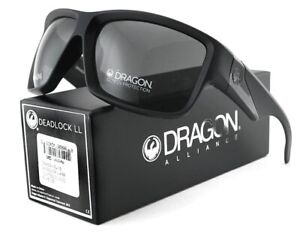 New Dragon DEADLOCK Sunglasses | Matte Black / Smoke LumaLens