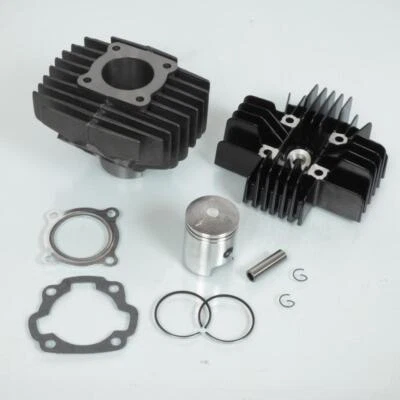 Kit haut moteur pour moto Yamaha 80 PW 1986 à 2011 cylindre piston culasse Ø47mm - Photo 1/4