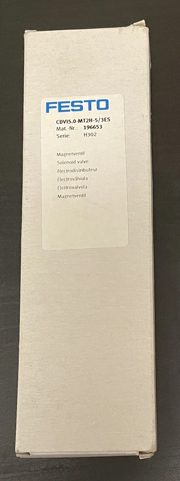 FESTO SOLENOID VALVE CDVI5.0-MT2H-5/3GS  - Image 1 of 1