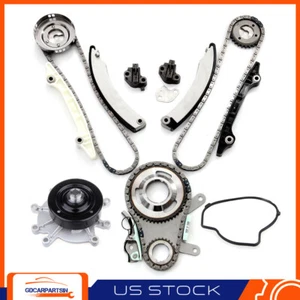 For 01-03 Dodge Ram 1500 Jeep Liberty 3.7 Timing Chain Water Pump Kit VIN K - Picture 1 of 12