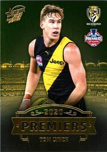 ✺New✺ 2020 RICHMOND TIGERS AFL Premiers Card TOM LYNCH - 15 of 25