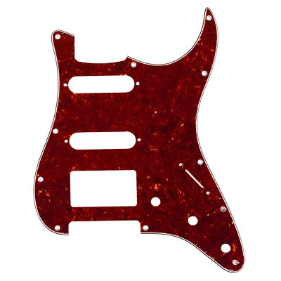 Musiclily Pro Vintage Tortoise 11 Hole HSS Modern Guitar Pickguard For USA Strat