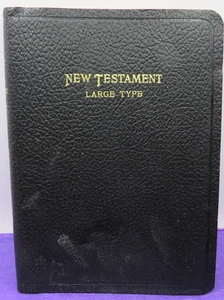 Vintage - New Testament. Large Type From Goldblastt's -No Title Page Pages 3-504 - Imagen 1 de 14