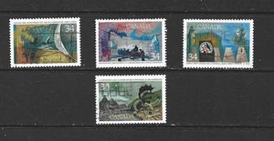 CANADA - 1986 EXPLORATION OF CANADA - SERIES 1 - SCOTT 1104 TO 1107 - USED - Picture 1 of 1