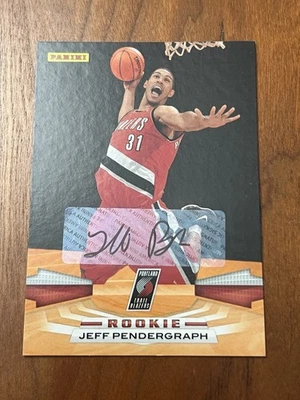 2009-10 Panini Basketball Jeff Pendergraph Rookie Auto RC #331 Trail Blazers - Image 1 of 2