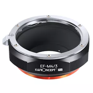 K&F Concept adapter Pro for Canon EOS EF FE/S mount lens to Micro 4/3 Mount OM-D - Foto 1 di 5
