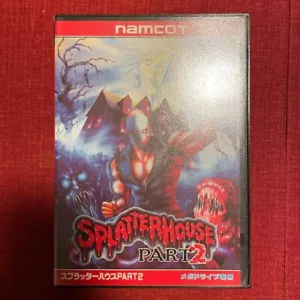 Splatter House Part 2 Mega Drive MD Genesis Namcot box set USED - Picture 1 of 9