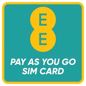 SIM CARD EE PAY AS YOU GO - DATI ROLLOVER - ADATTA A TUTTI I TELEFONI - Foto 1 di 9