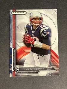 2014 Topps Strata #74 Tom Brady New England Patriots NFL Football Trading Card - Picture 1 of 3